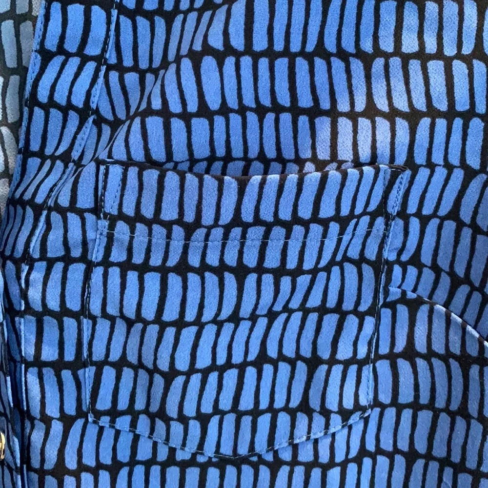 The limited blue and navy shirt dress - Picture 4 of 9